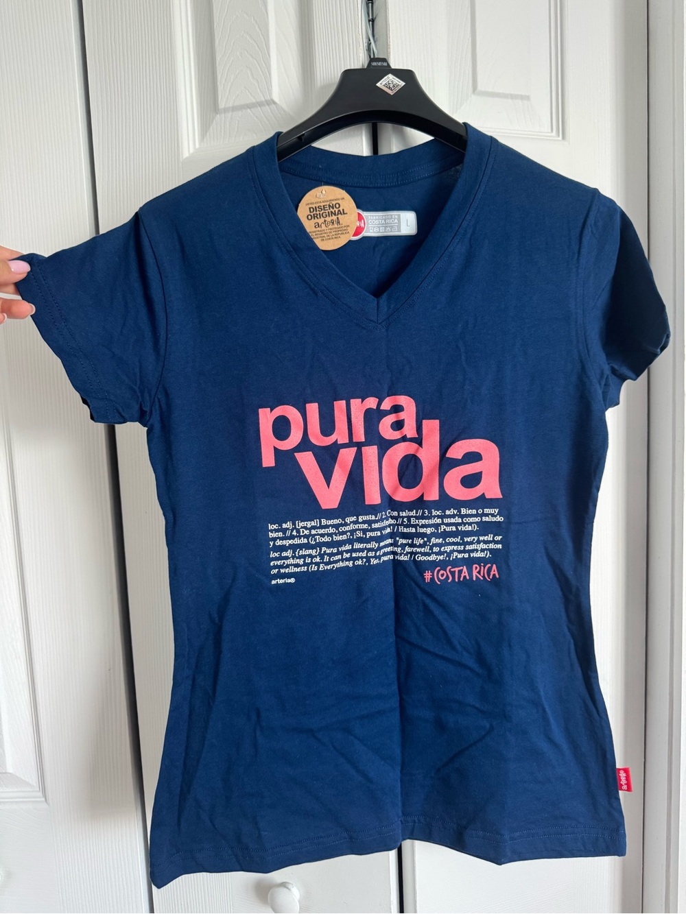 Women’s Arteria “Pura Vida” Costa Rica T-Shirt – Size L – New